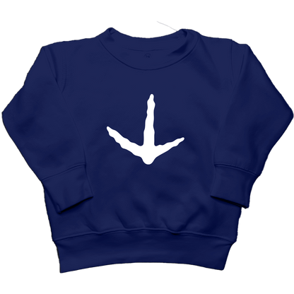 Turkey Toes Toddler Crew Neck Sweatshirt - Muddy Boots Clothing - Crew Neck Sweatshirt