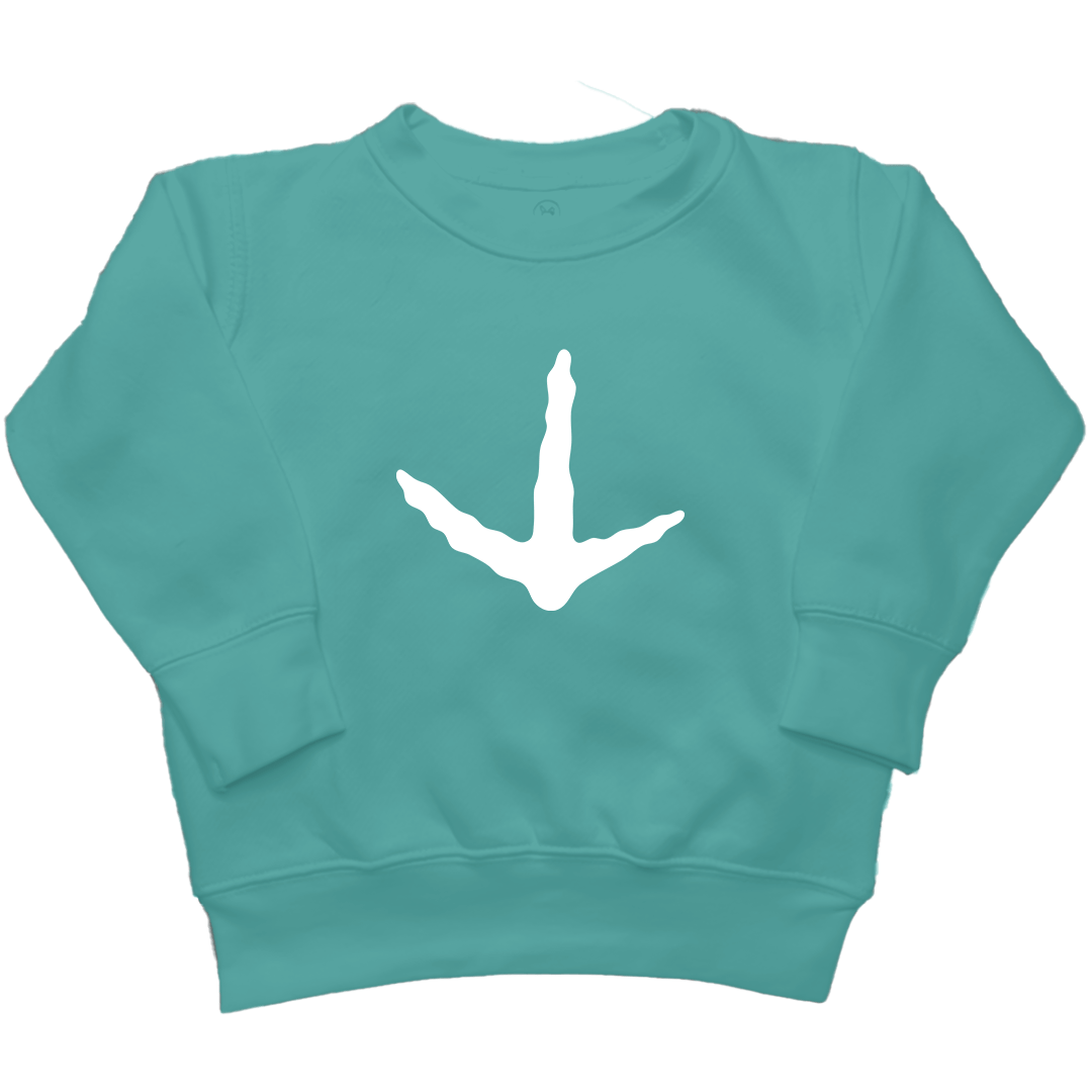 Turkey Toes Toddler Crew Neck Sweatshirt - Muddy Boots Clothing - Crew Neck Sweatshirt