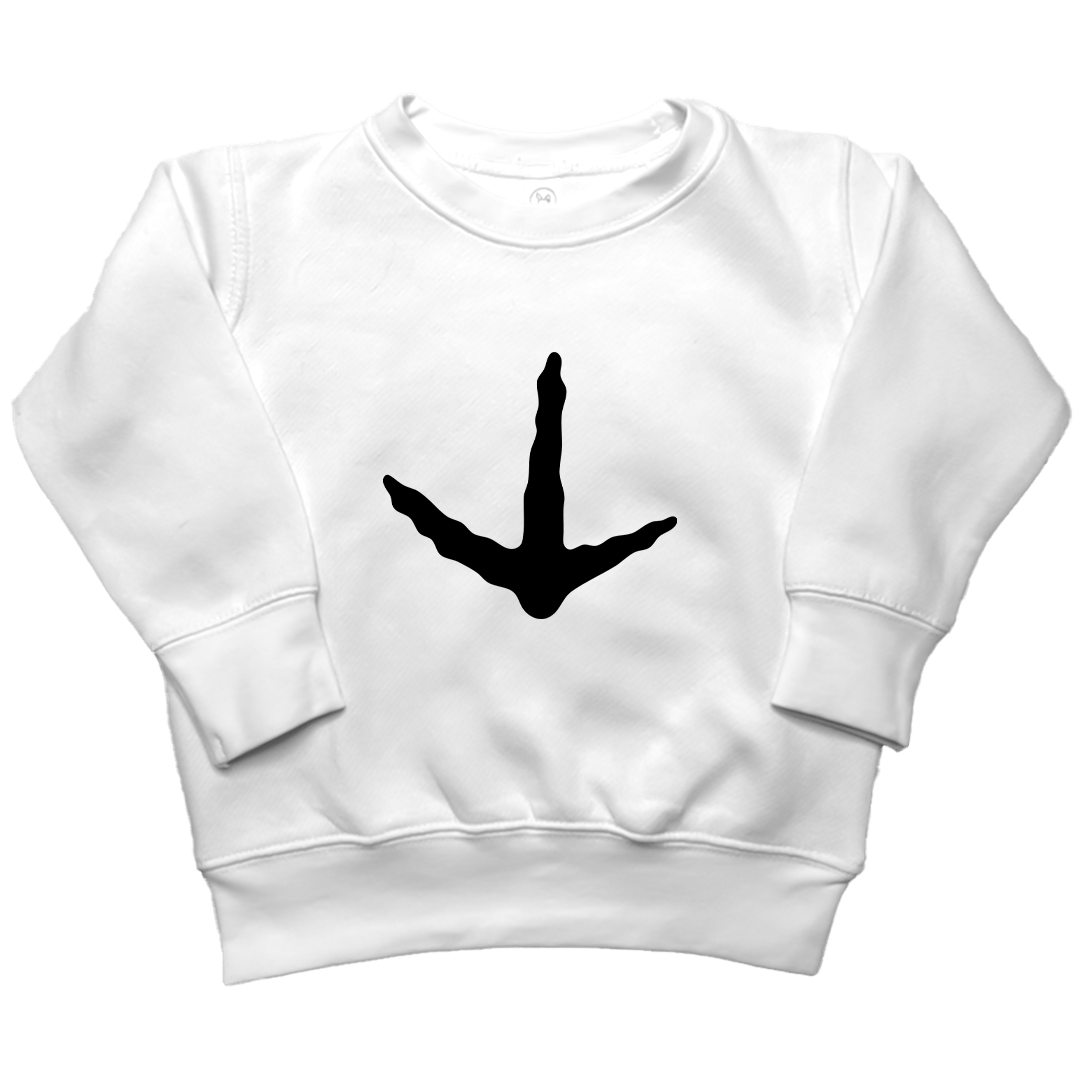 Turkey Toes Toddler Crew Neck Sweatshirt - Muddy Boots Clothing - Crew Neck Sweatshirt