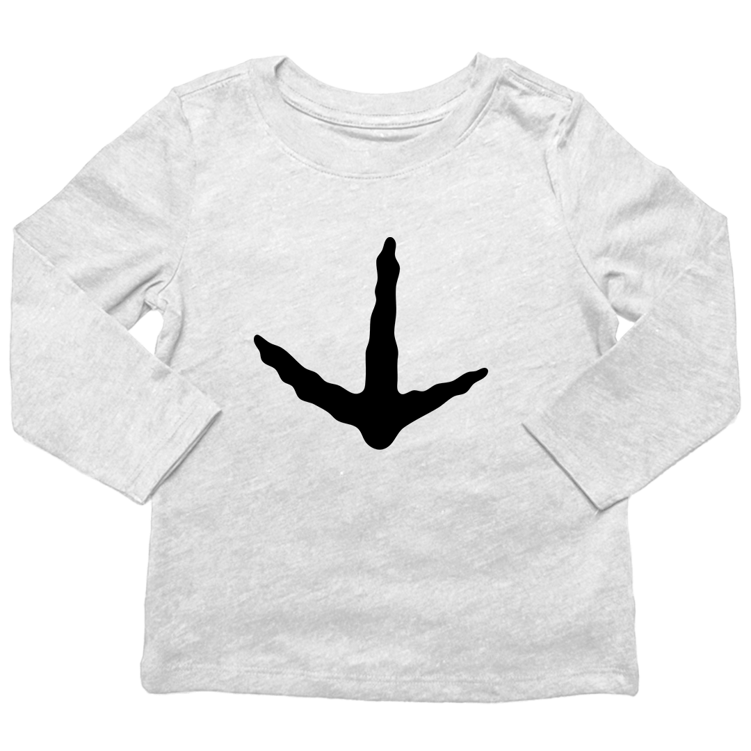 Turkey Toes Toddler Long Sleeve Tee - Muddy Boots Clothing - Long Sleeve Tee