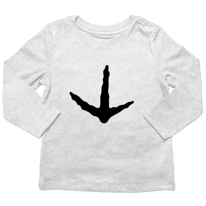 Turkey Toes Toddler Long Sleeve Tee - Muddy Boots Clothing - Long Sleeve Tee
