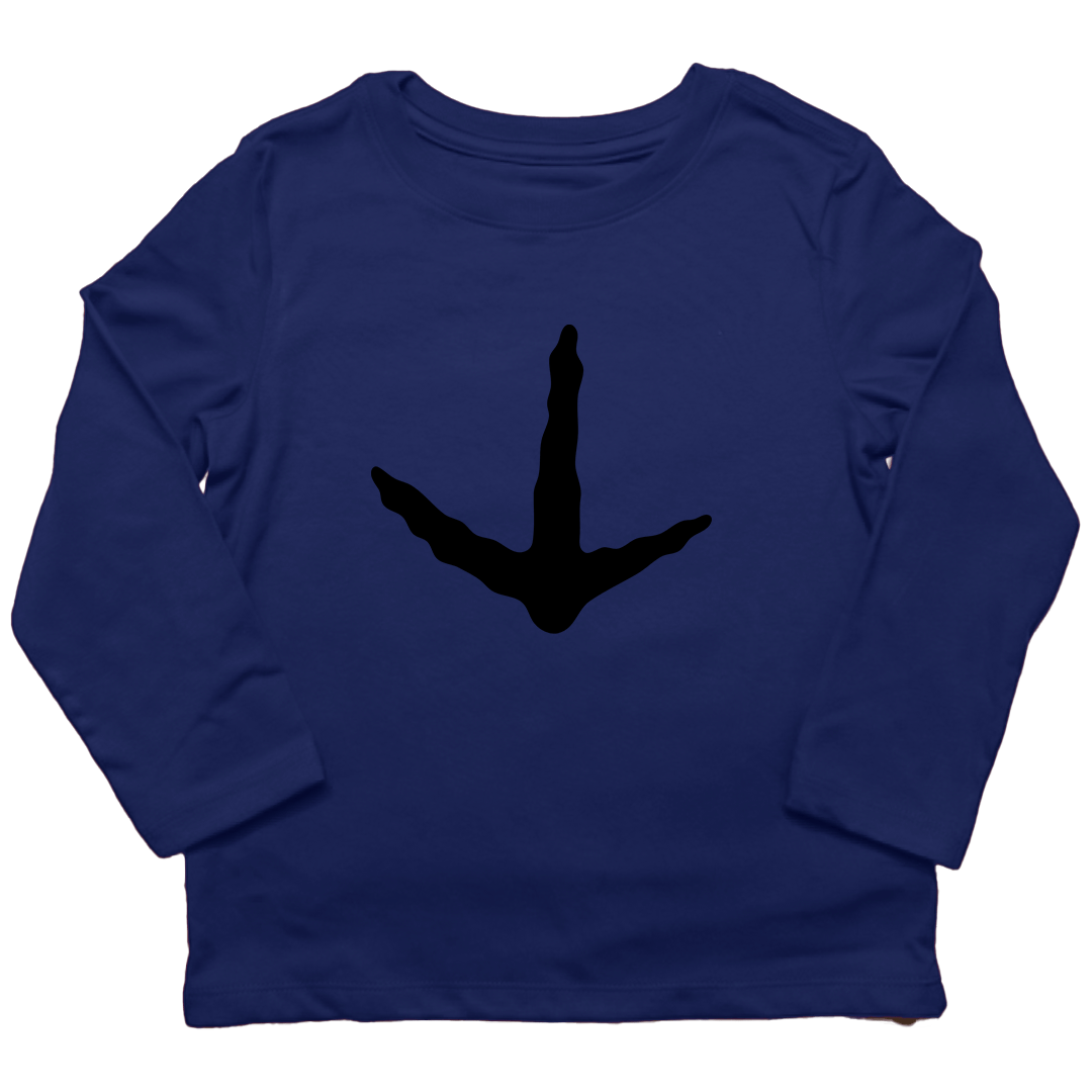 Turkey Toes Toddler Long Sleeve Tee - Muddy Boots Clothing - Long Sleeve Tee