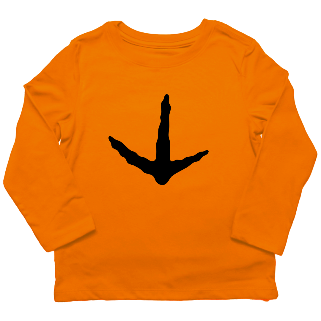 Turkey Toes Toddler Long Sleeve Tee - Muddy Boots Clothing - Long Sleeve Tee