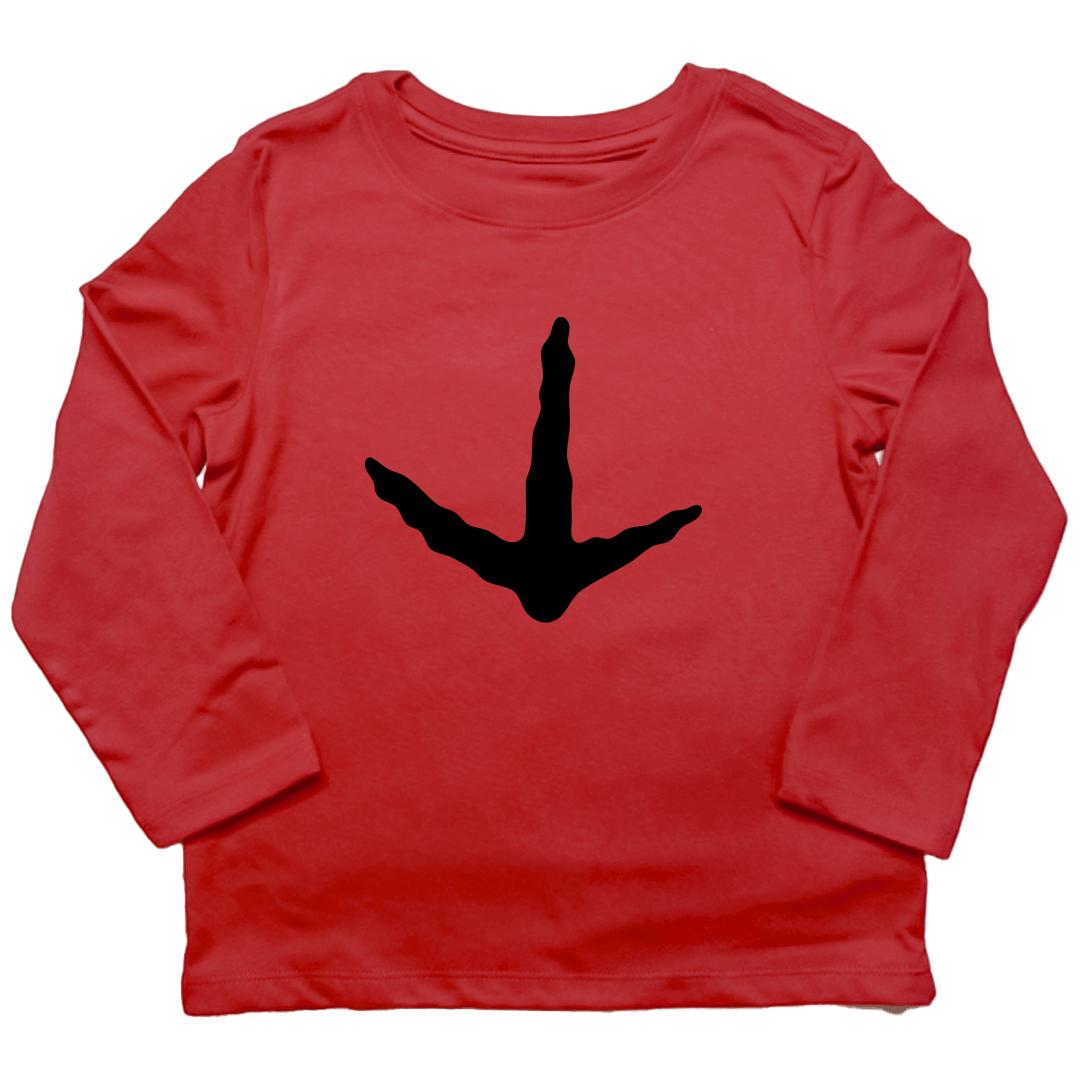Turkey Toes Toddler Long Sleeve Tee - Muddy Boots Clothing - Long Sleeve Tee