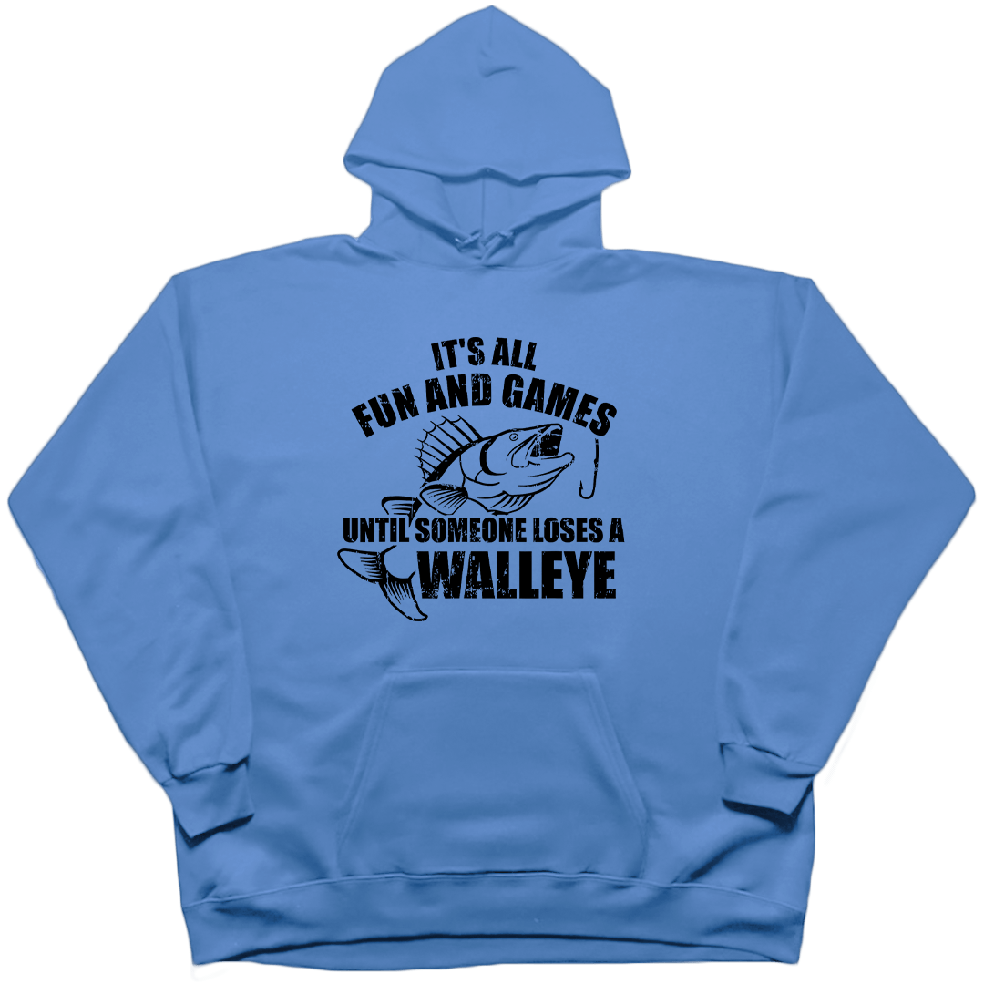 Walleye Games Adult Hoodie - Muddy Boots Clothing - Hoodie