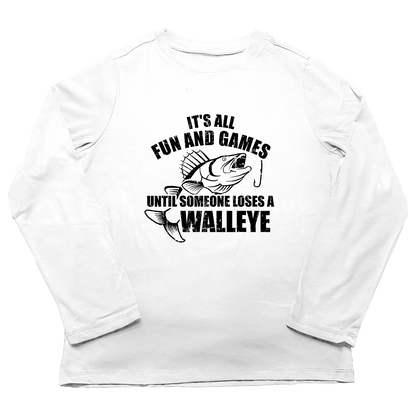 Walleye Games Adult Long Sleeve Tee - Muddy Boots Clothing - Long Sleeve Tee