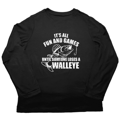 Walleye Games Adult Long Sleeve Tee - Muddy Boots Clothing - Long Sleeve Tee