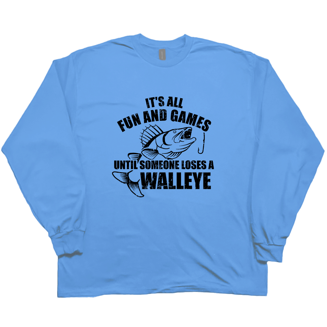 Walleye Games Adult Long Sleeve Tee - Muddy Boots Clothing - Long Sleeve Tee