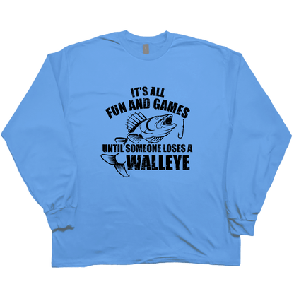 Walleye Games Adult Long Sleeve Tee - Muddy Boots Clothing - Long Sleeve Tee