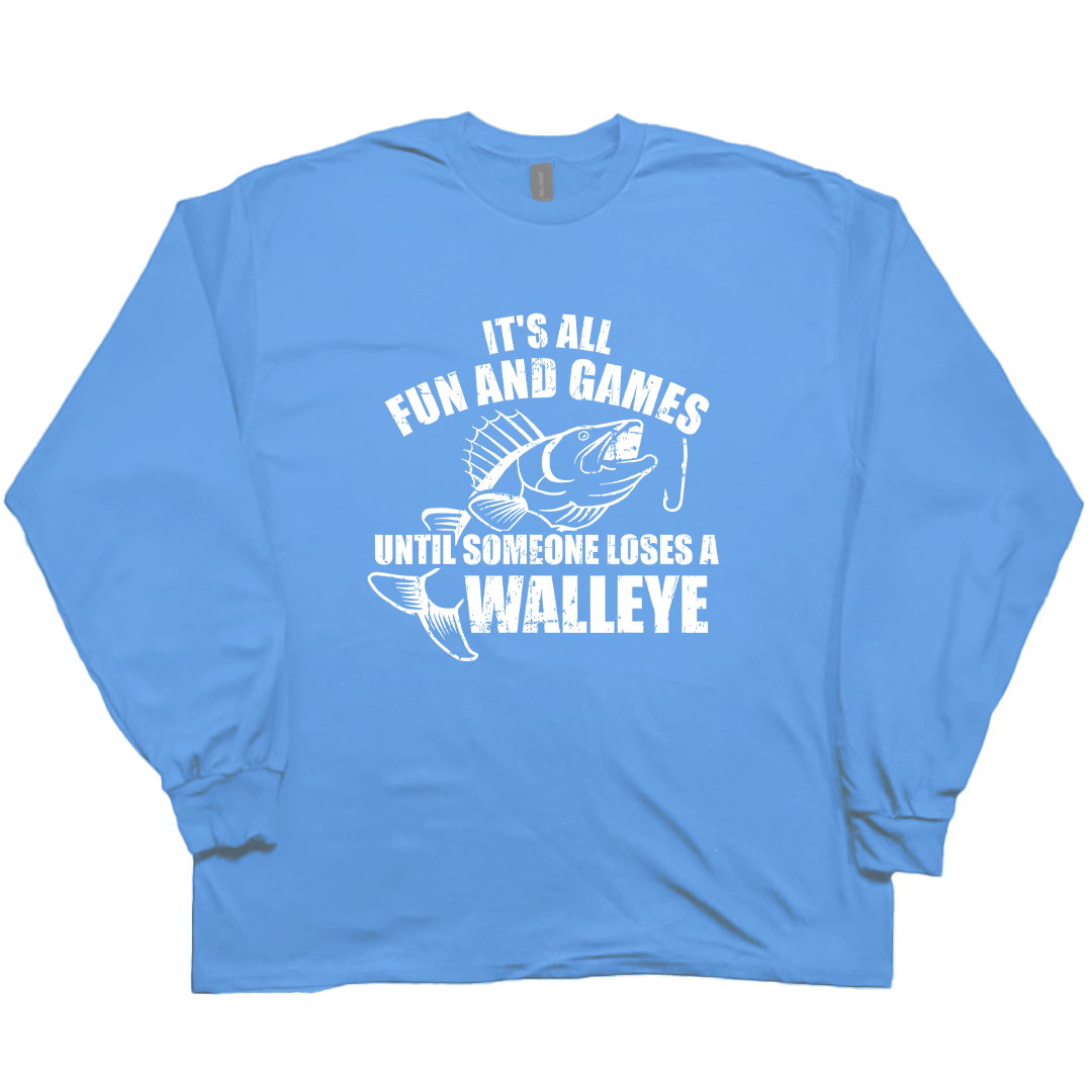 Walleye Games Adult Long Sleeve Tee - Muddy Boots Clothing - Long Sleeve Tee