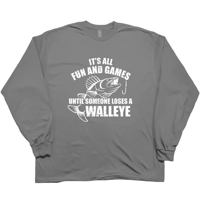 Walleye Games Adult Long Sleeve Tee - Muddy Boots Clothing - Long Sleeve Tee