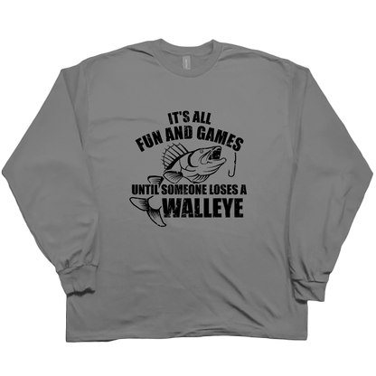Walleye Games Adult Long Sleeve Tee - Muddy Boots Clothing - Long Sleeve Tee
