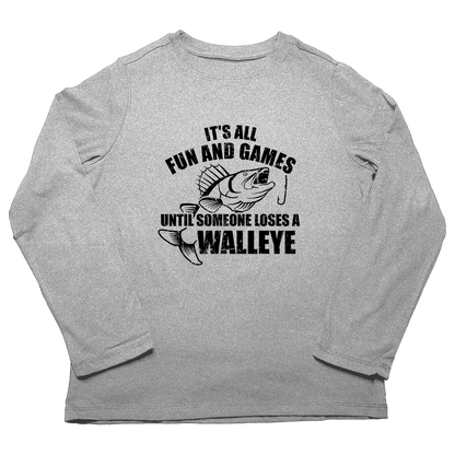 Walleye Games Adult Long Sleeve Tee - Muddy Boots Clothing - Long Sleeve Tee
