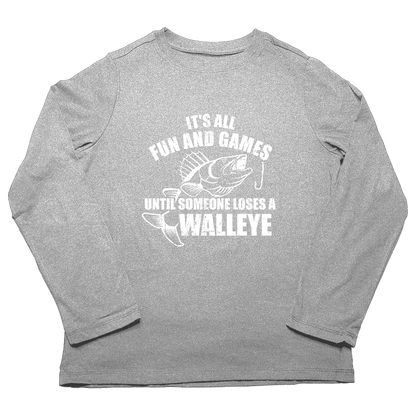 Walleye Games Adult Long Sleeve Tee - Muddy Boots Clothing - Long Sleeve Tee