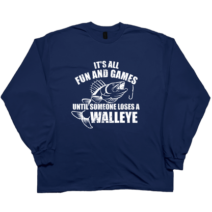 Walleye Games Adult Long Sleeve Tee - Muddy Boots Clothing - Long Sleeve Tee