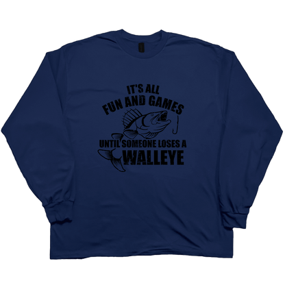 Walleye Games Adult Long Sleeve Tee - Muddy Boots Clothing - Long Sleeve Tee