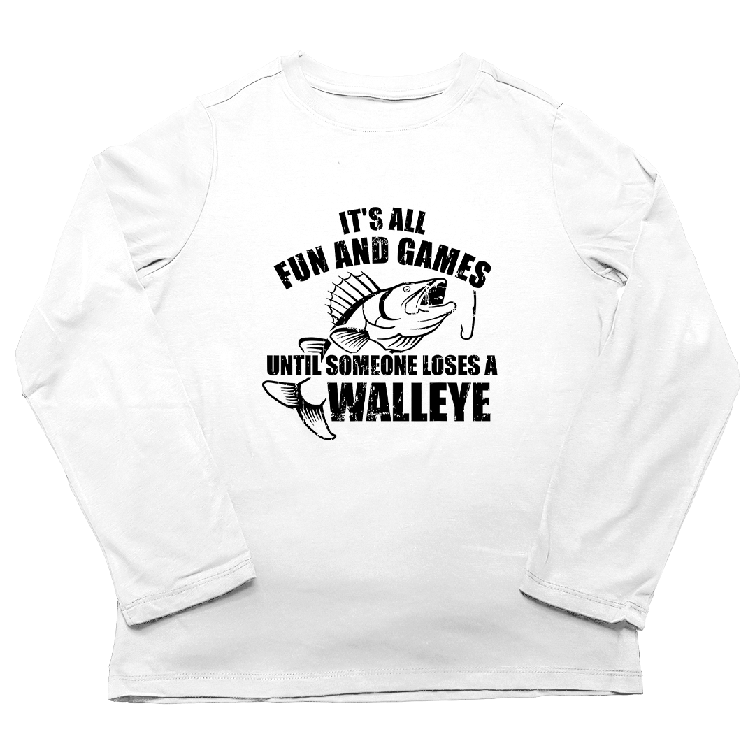 Walleye Games Adult Long Sleeve Tee - Muddy Boots Clothing - Long Sleeve Tee