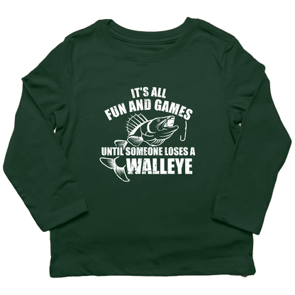 Walleye Games Kids Long Sleeve Tee - Muddy Boots Clothing - Long Sleeve Tee