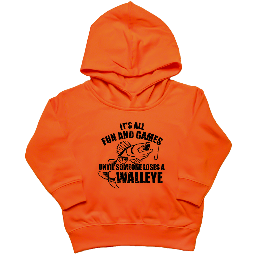 Walleye Games Toddler Hoodie - Muddy Boots Clothing - Hoodie