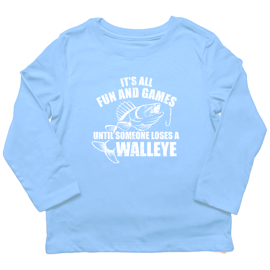 Walleye Games Toddler Long Sleeve Tee - Muddy Boots Clothing - Long Sleeve Tee