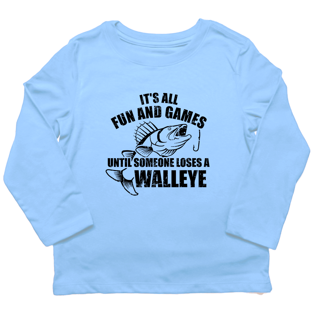 Walleye Games Toddler Long Sleeve Tee - Muddy Boots Clothing - Long Sleeve Tee