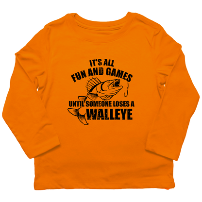 Walleye Games Toddler Long Sleeve Tee - Muddy Boots Clothing - Long Sleeve Tee