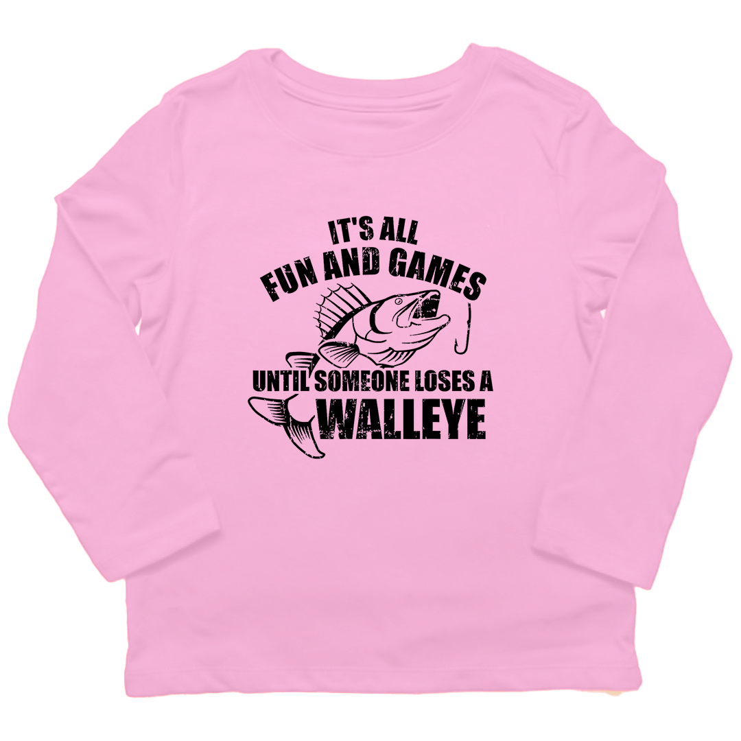 Walleye Games Toddler Long Sleeve Tee - Muddy Boots Clothing - Long Sleeve Tee