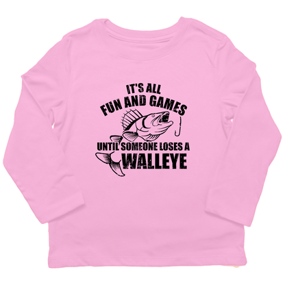 Walleye Games Toddler Long Sleeve Tee - Muddy Boots Clothing - Long Sleeve Tee