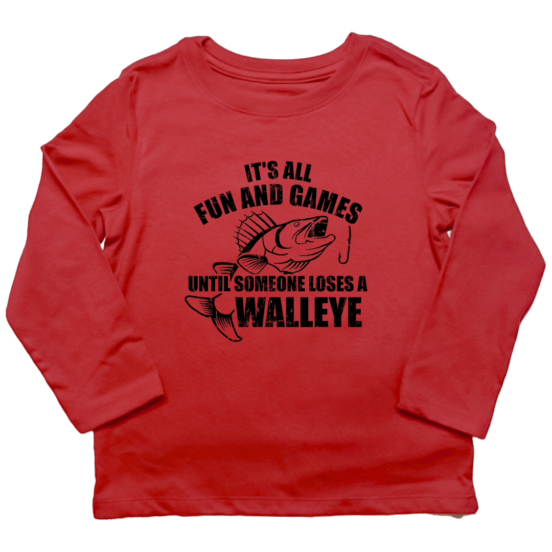 Walleye Games Toddler Long Sleeve Tee - Muddy Boots Clothing - Long Sleeve Tee