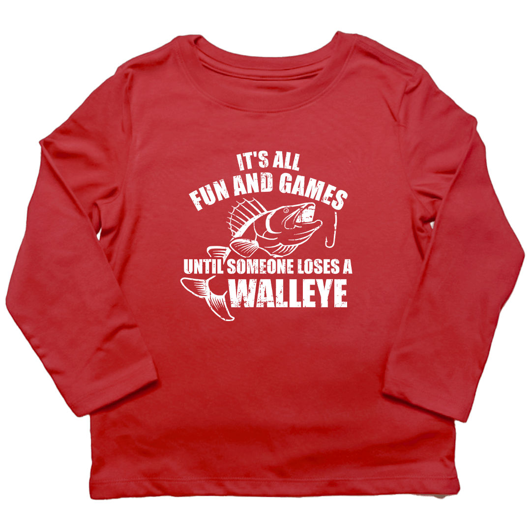 Walleye Games Toddler Long Sleeve Tee - Muddy Boots Clothing - Long Sleeve Tee