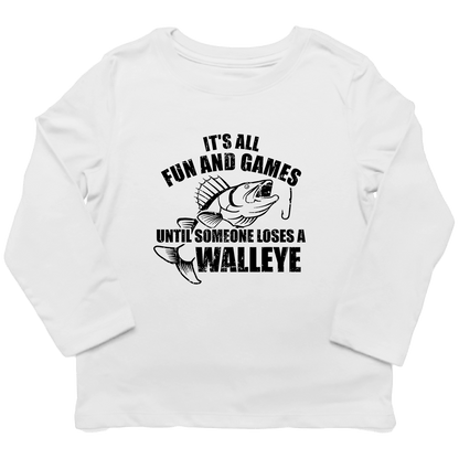Walleye Games Toddler Long Sleeve Tee - Muddy Boots Clothing - Long Sleeve Tee