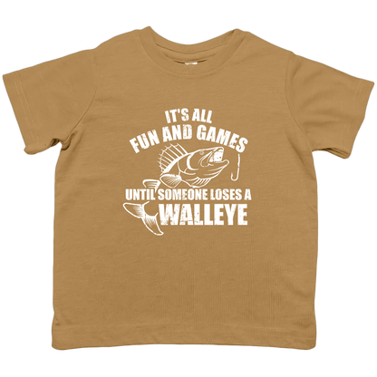Walleye Games Toddler Tee - Muddy Boots Clothing - T-Shirt