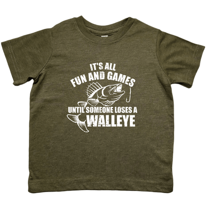 Walleye Games Toddler Tee - Muddy Boots Clothing - T-Shirt