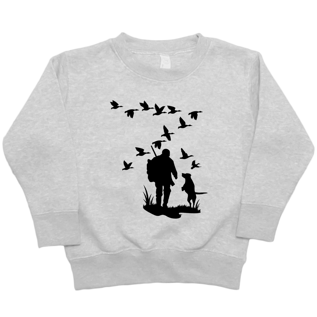 Waterfowl Magic Kids Crew Neck Sweatshirt - Muddy Boots Clothing - Crew Neck Sweatshirt
