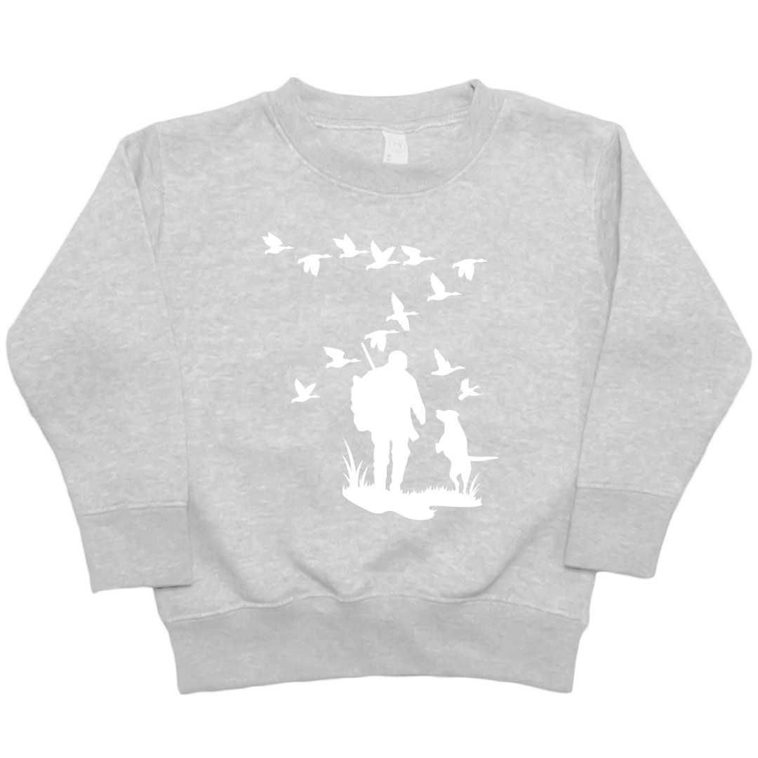 Waterfowl Magic Kids Crew Neck Sweatshirt - Muddy Boots Clothing - Crew Neck Sweatshirt