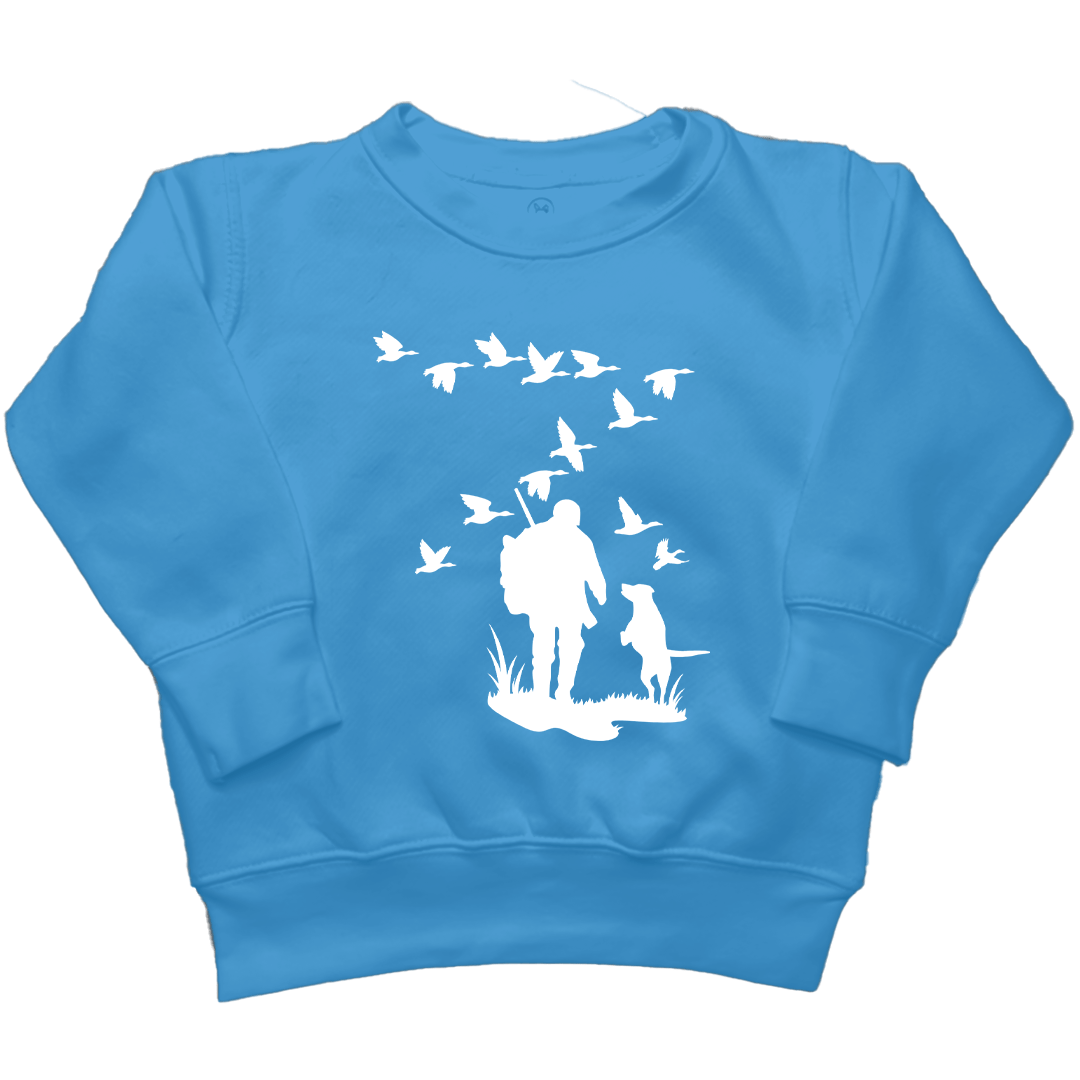 Waterfowl Magic Kids Crew Neck Sweatshirt - Muddy Boots Clothing - Crew Neck Sweatshirt