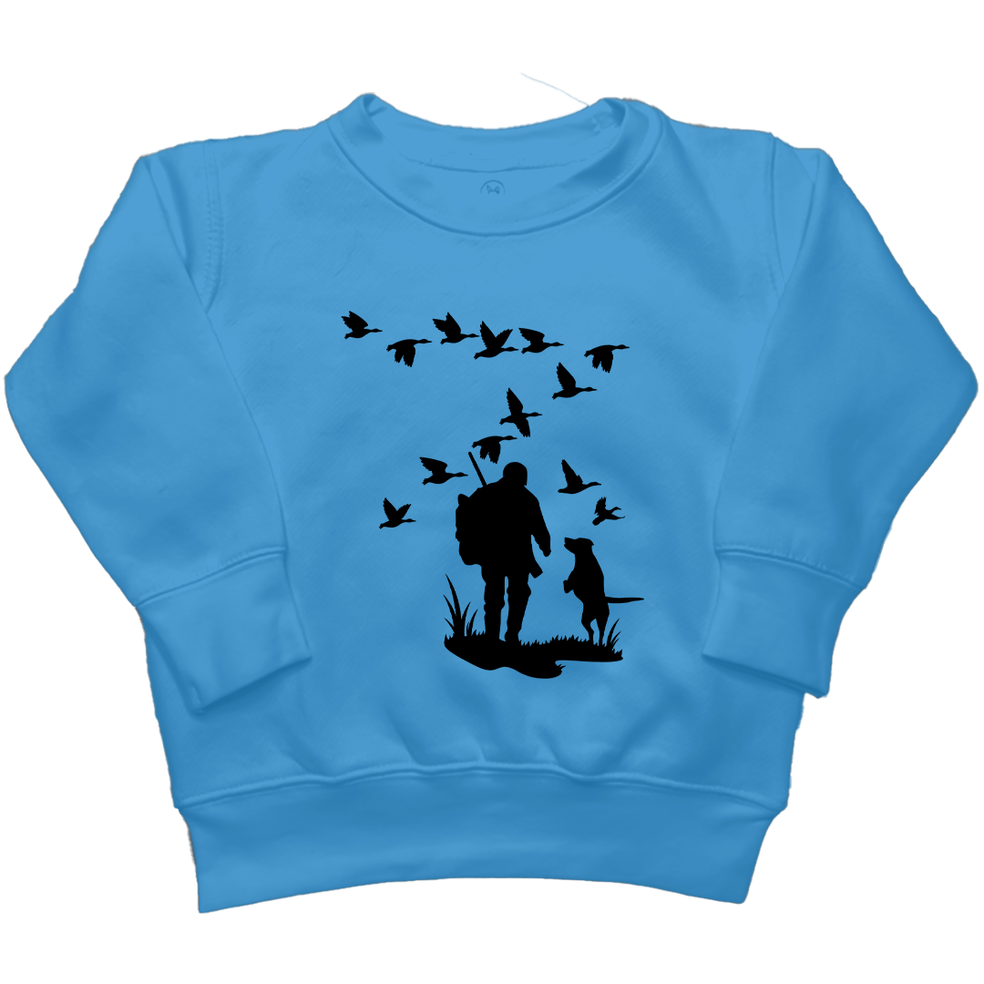Waterfowl Magic Kids Crew Neck Sweatshirt - Muddy Boots Clothing - Crew Neck Sweatshirt