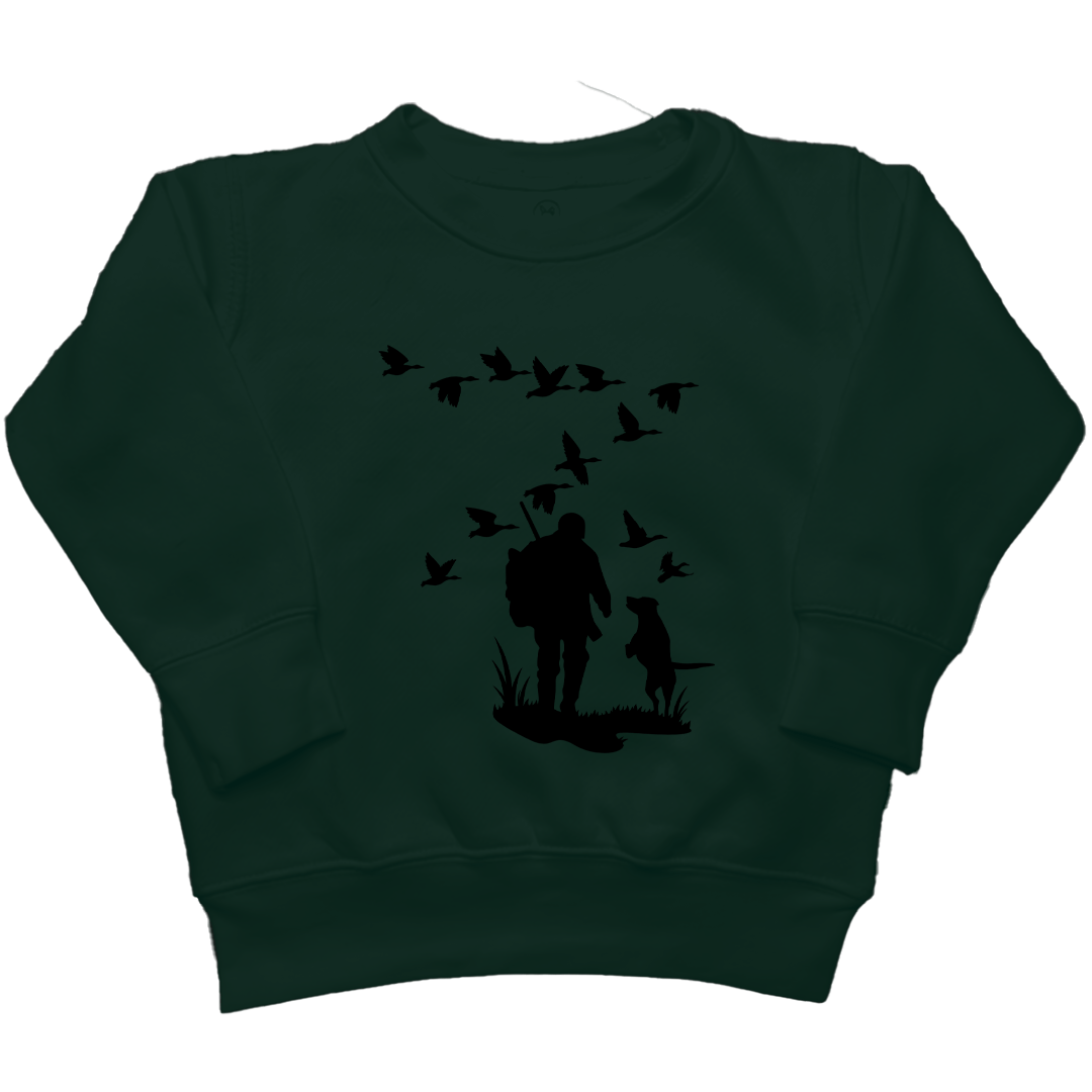 Waterfowl Magic Kids Crew Neck Sweatshirt - Muddy Boots Clothing - Crew Neck Sweatshirt