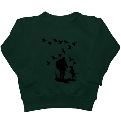 Waterfowl Magic Kids Crew Neck Sweatshirt - Muddy Boots Clothing - Crew Neck Sweatshirt