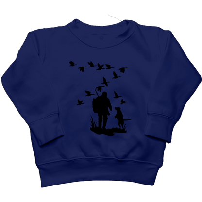 Waterfowl Magic Kids Crew Neck Sweatshirt - Muddy Boots Clothing - Crew Neck Sweatshirt