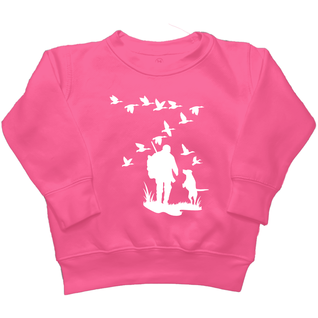 Waterfowl Magic Kids Crew Neck Sweatshirt - Muddy Boots Clothing - Crew Neck Sweatshirt