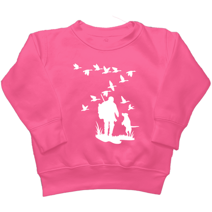 Waterfowl Magic Kids Crew Neck Sweatshirt - Muddy Boots Clothing - Crew Neck Sweatshirt