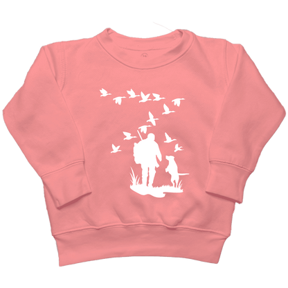 Waterfowl Magic Toddler Crew Neck Sweatshirt - Muddy Boots Clothing - Crew Neck Sweatshirt