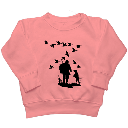 Waterfowl Magic Toddler Crew Neck Sweatshirt - Muddy Boots Clothing - Crew Neck Sweatshirt