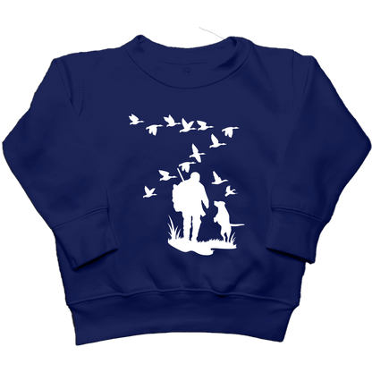Waterfowl Magic Toddler Crew Neck Sweatshirt - Muddy Boots Clothing - Crew Neck Sweatshirt