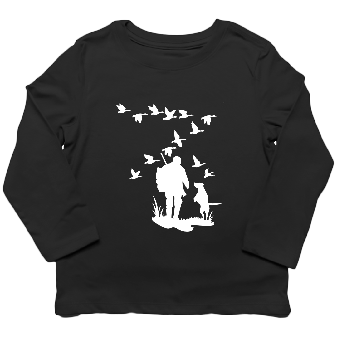 Waterfowl Magic Toddler Long Sleeve Tee - Muddy Boots Clothing - Long Sleeve Tee
