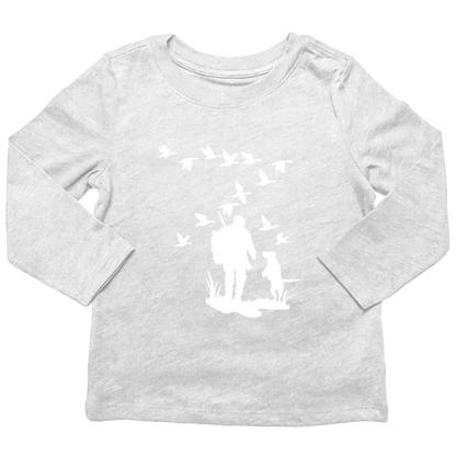 Waterfowl Magic Toddler Long Sleeve Tee - Muddy Boots Clothing - Long Sleeve Tee