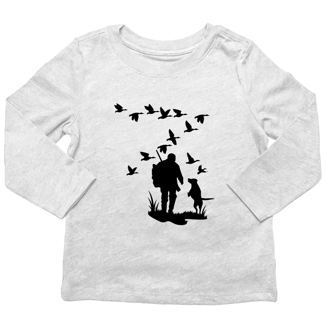 Waterfowl Magic Toddler Long Sleeve Tee - Muddy Boots Clothing - Long Sleeve Tee
