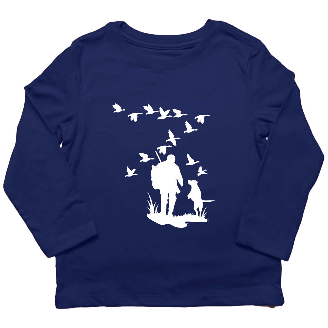 Waterfowl Magic Toddler Long Sleeve Tee - Muddy Boots Clothing - Long Sleeve Tee