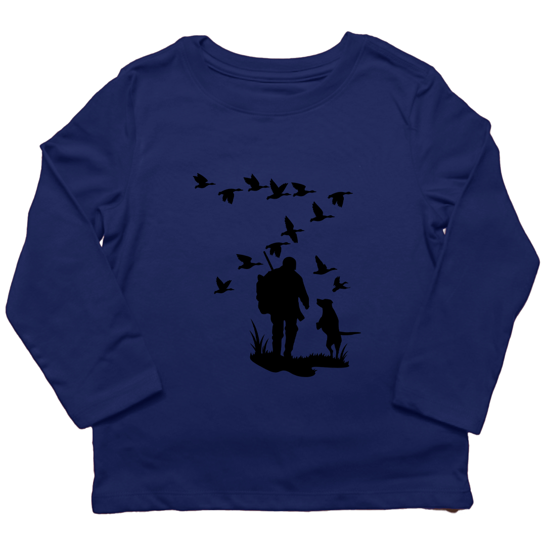 Waterfowl Magic Toddler Long Sleeve Tee - Muddy Boots Clothing - Long Sleeve Tee